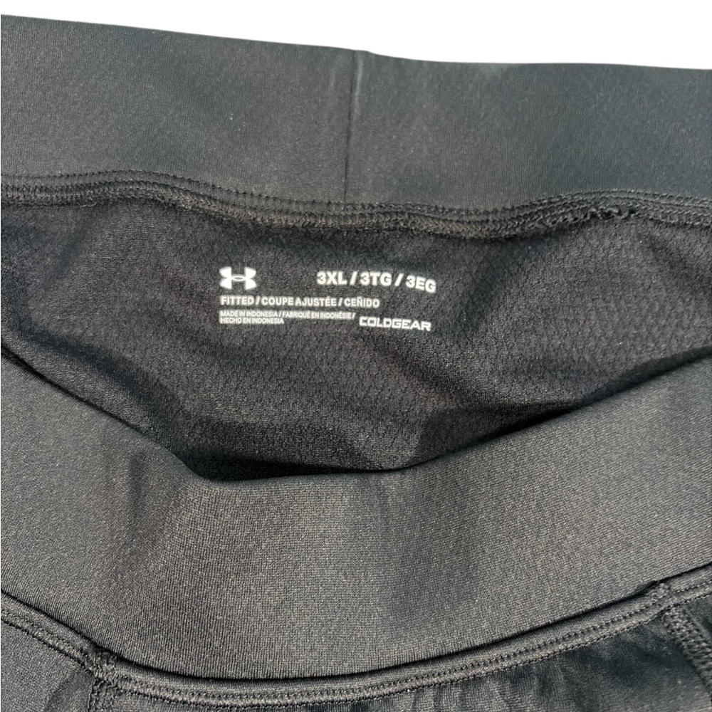 2 Pair Under Armour Cold Gear Base 3.0 Pant Men's 3XL Black Fitted Base Layer - Picture 6 of 10